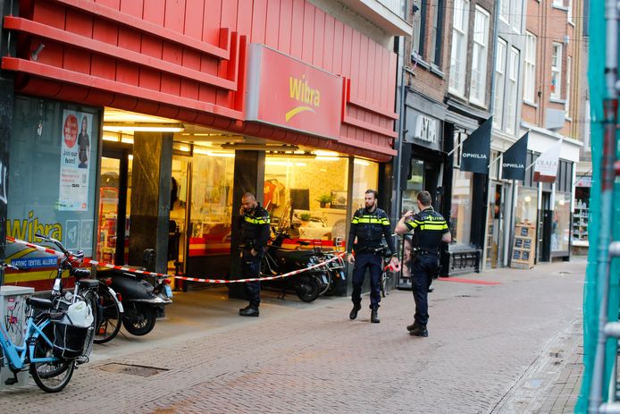 De Wibra was tijdelijk gesloten na de overval.