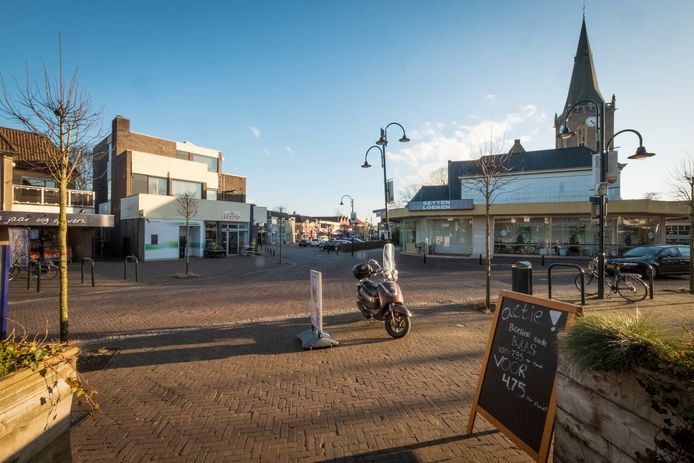 archieffoto van centrum Heerde.