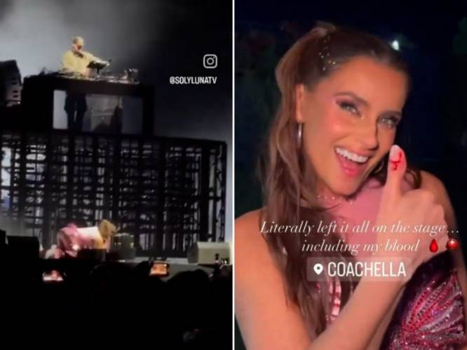 KIJK. ‘Maneater’-zangeres Nelly Furtado maakt lelijke smak tijdens haar optreden op Coachella 