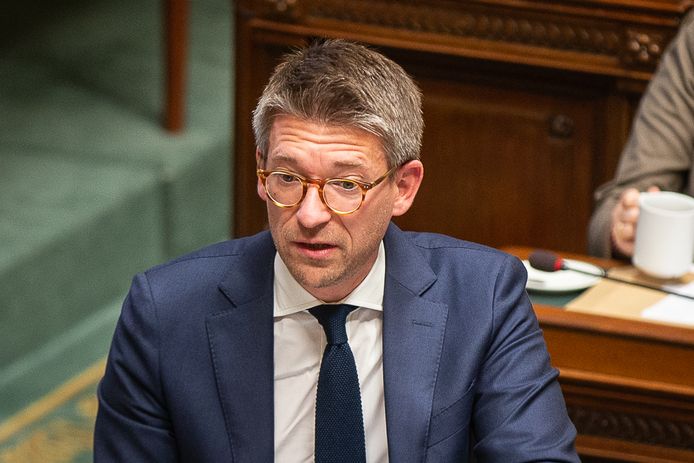 Pierry-Yves Dermagne, minister van Economie en Werk en vice-premier voor PS in de federale regering.