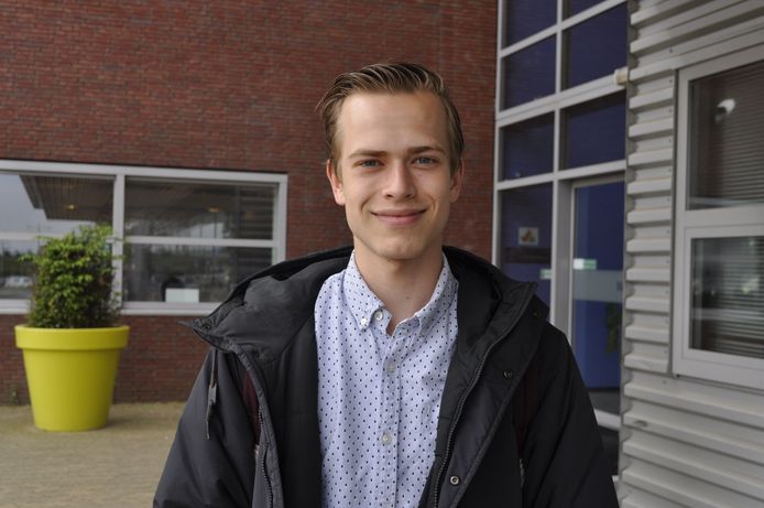 Carlo Wolters vond het examen kunst algemeen meevallen ,,De stof moet je liggen.’’