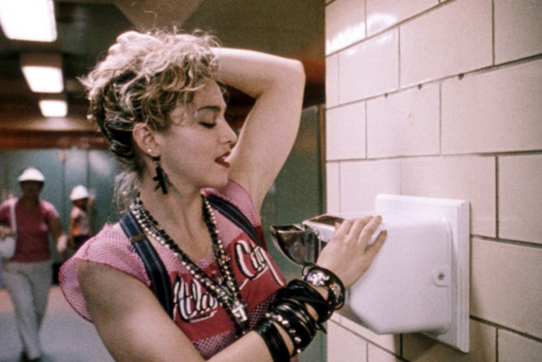  Madonna in Desperately Seeking Susan’ van Susan Seidelman. Beeld 