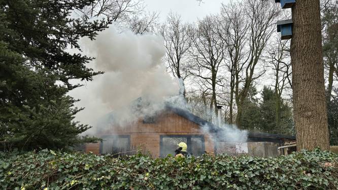 Vakantiehuisje in Ermelo loopt flinke schade op door brand