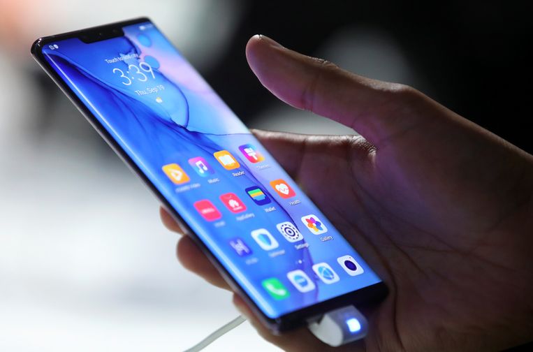 Een smartphone van het Chinese merk Huawei.  Beeld REUTERS