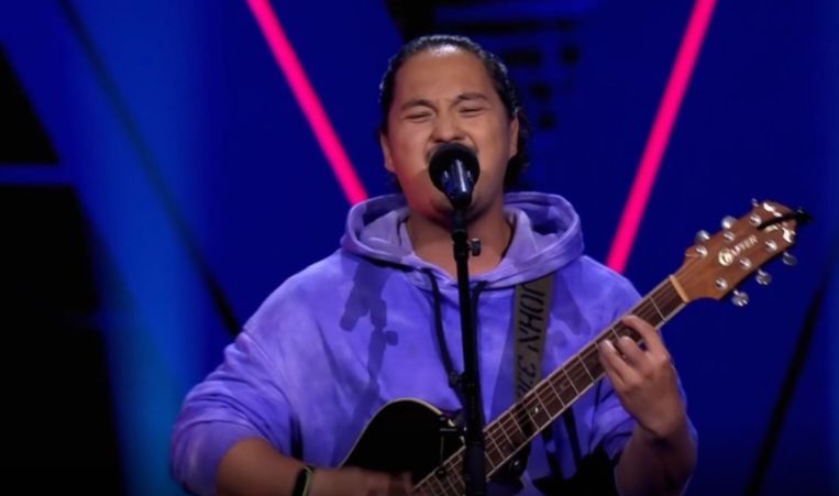David (27) uit Zwolle schittert in ‘The Voice’, maar ziet optreden totaal overschaduwd worden Beeld Still The Voice
