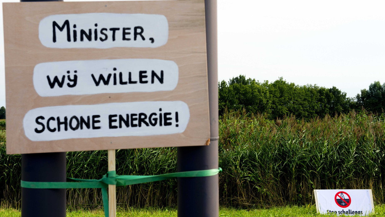 In Nederland wordt er sinds kort ook actie gevoerd tegen schaliegaswinning Beeld ANP