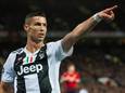Cristiano Ronaldo in het shirt van Juventus. Hij eist miljoenen van zijn oude club.