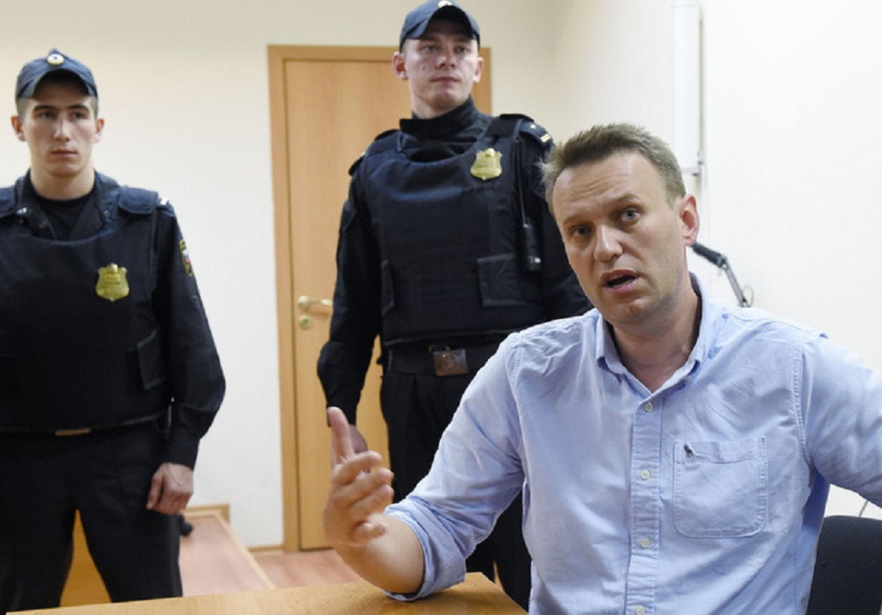 Oppositieleider Aleksej Navalny. Beeld AFP