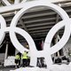 Sporters komen aan in Olympische 'bouwput'