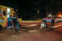 Een 34-jarige man uit Sliedrecht is woensdagavond gewond geraakt bij een ongeval met zijn scooter op de Rembrandtlaan in Sliedrecht.
