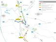 De lus van de R6 in Mechelen gaat in de tweede helft van augustus twee weken dicht voor het verkeer. Het verkeer moet omrijden.