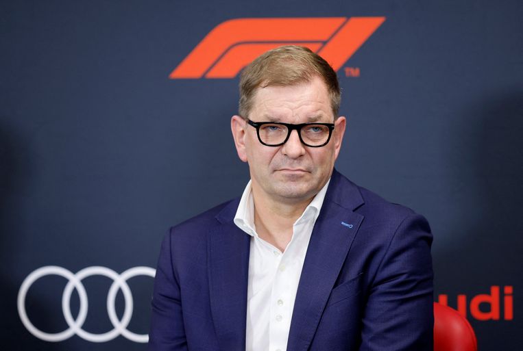 Audi-CEO Markus Duesmann in Spa. Beeld REUTERS