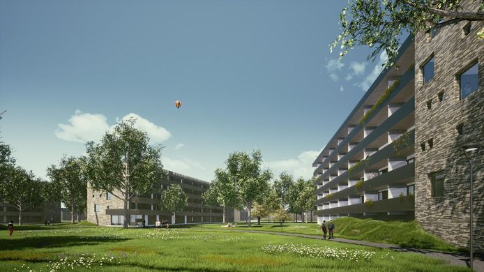 Een impressie van de nieuwbouw