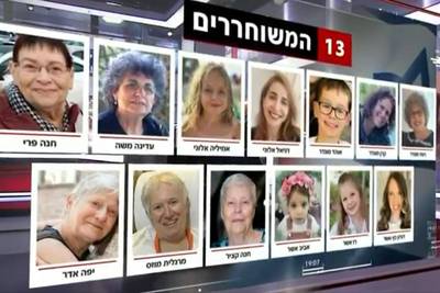 Dit zijn de 13 Israëlische gijzelaars die door Hamas werden vrijgelaten