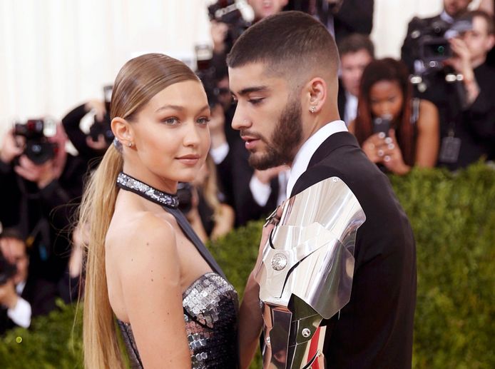 Gigi Hadid en zanger Zayn Malik.