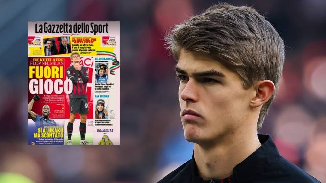 “Flop in Milaan, en het kan nog erger”: ‘La Gazzetta’ zet dit keer Charles De Ketelaere in het groot op haar cover