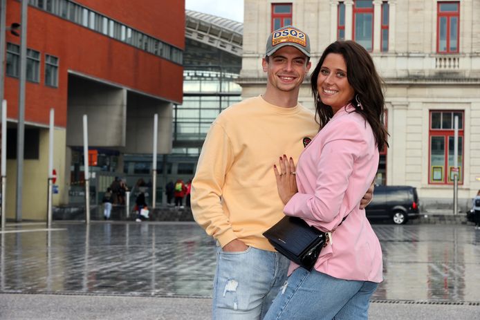 Raphaëlla Deuringer en haar partner, voetballer Dante Vanzeir.