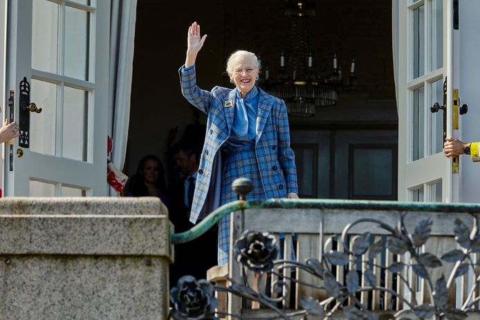 Dit jaar blies de Deense koningin Margrethe II 82 kaarsjes uit