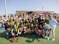HC Helmond viert het pakken van de beker.