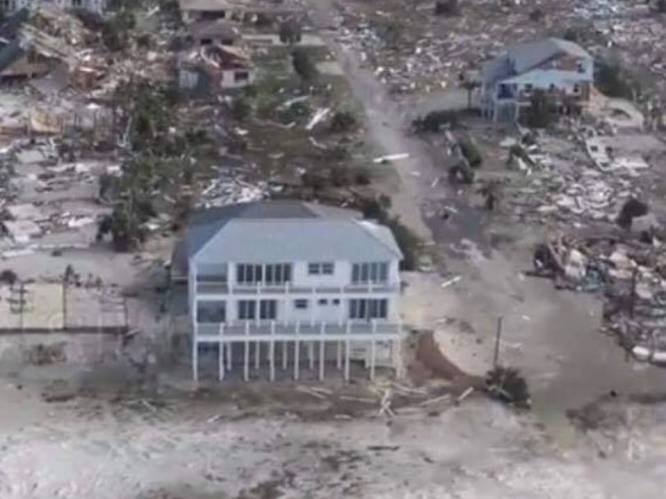 "Speciaal gebouwd om 'the big one' te overleven": één huis trotseert orkaan Michael met verve