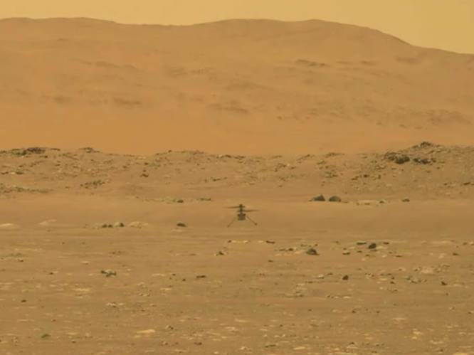 Historische vlucht van NASA-helikopter Ingenuity op Mars geslaagd