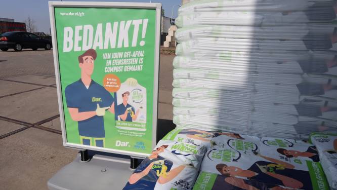 Gratis compost bij de Dar als bedankje voor prima scheiden van gft