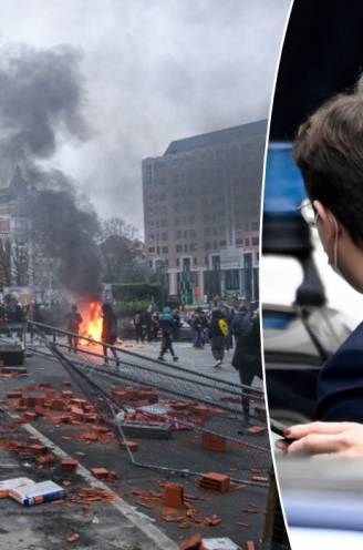 Meer dan 230 mensen aangehouden na rellen in Brussel: “Zeer uiteenlopende profielen”