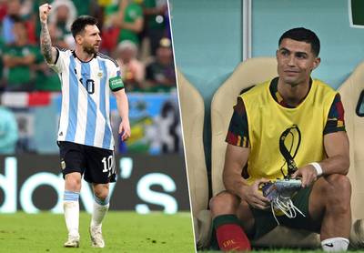 Niks zonder Messi, alles zonder Ronaldo: de cijfers achter het pijnlijke contrast tussen wereldvedetten