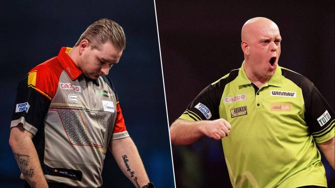 Michael van Gerwen pakt derde weektitel op rij in Premier League, Dimitri Van den Bergh sneuvelt in kwartfinales