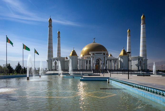 Moskee in Turkmenistan (illustratiebeeld)