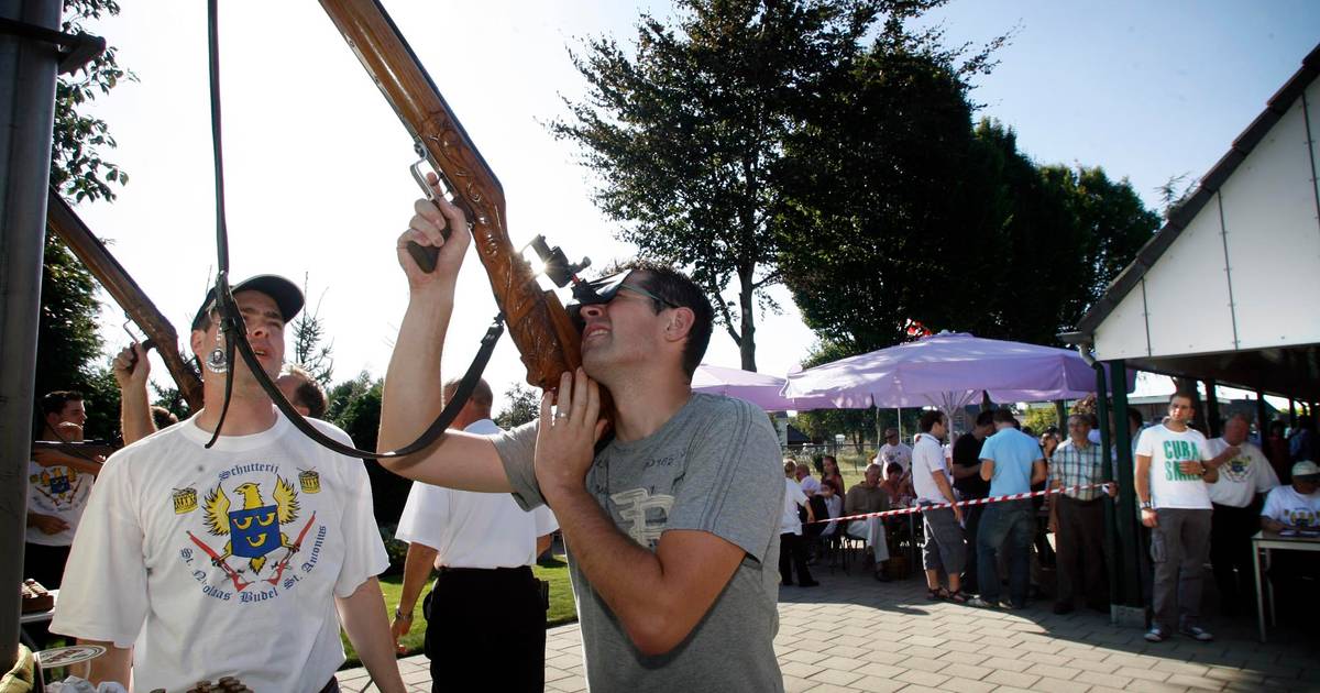 Jac Dielis voor de vijfde keer koning van gilde St. Jan Baptista in Leende