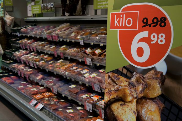 Wakker Dier strijdt tegen het stunten met vleesprijzen in supermarkten.