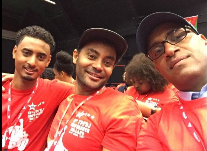 Jongeren op de Eritrese conferentie in Veldhoven.