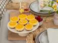 Wat Eten We Vandaag: Citroen-cheesecakejes met mangosaus