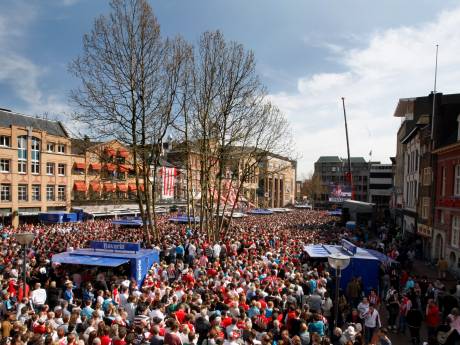 Geen schermen in de Eindhovense binnenstad tijdens kampioenswedstrijd PSV