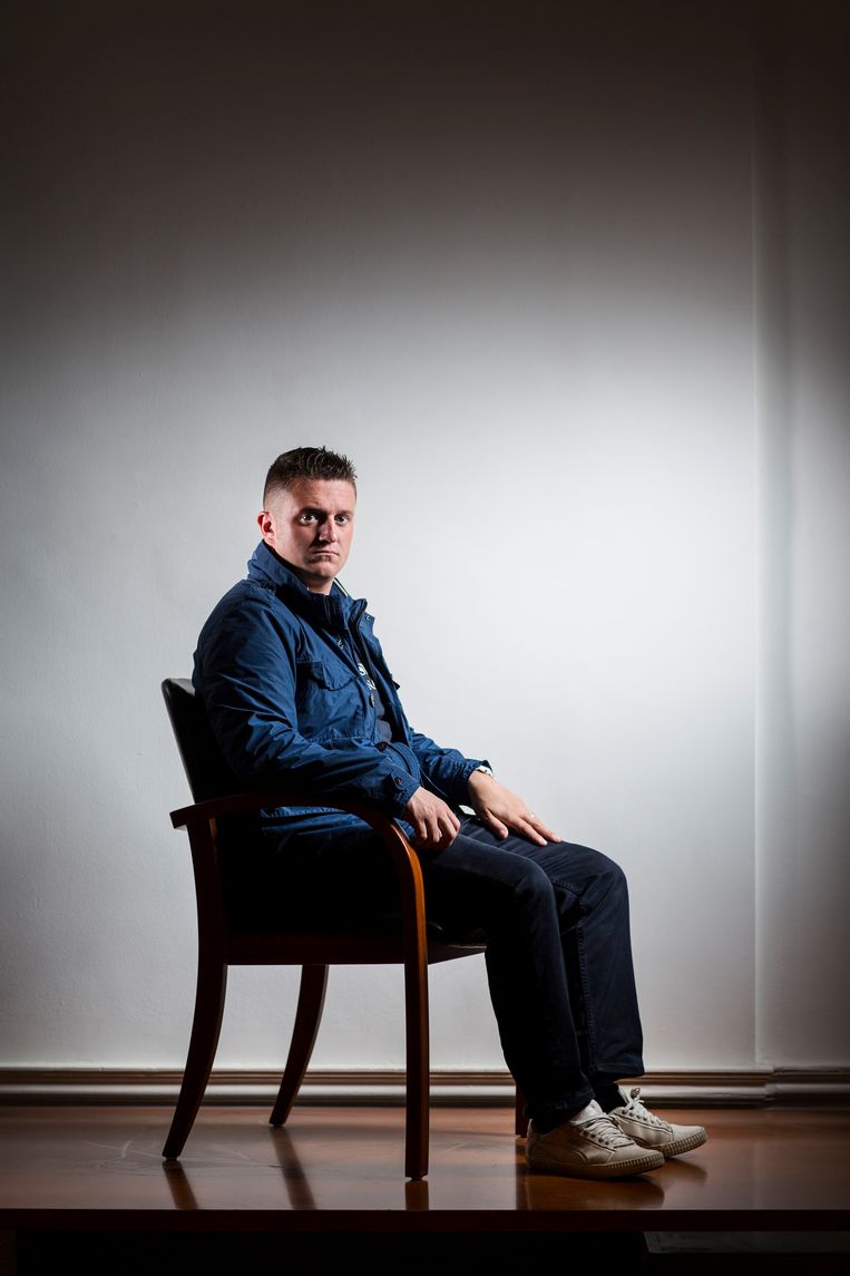 Tommy Robinson  Beeld Hollandse Hoogte / Eyevine