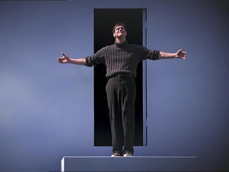 Jim Carrey in de film The Truman Show (1998). Beeld  