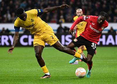 Ondanks late gelijkmaker Leverkusen dwingt Union een prima uitgangspositie af, Boniface maakt wederom indruk