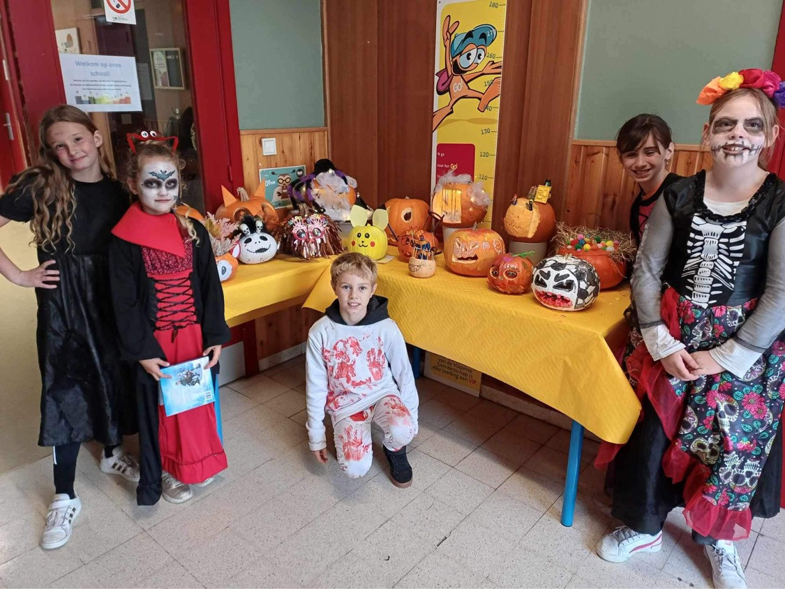 Halloween in Basisschool Zilvermeeuw Foto hln.be