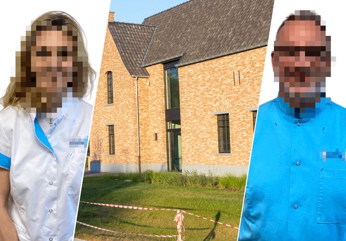 Tandarts M.S., -assistent én verloofde R.C. en de praktijk in Lummen waar zij samen werkten.