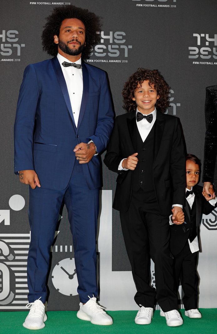 Marcelo en zijn zonen Liam en Enzo.