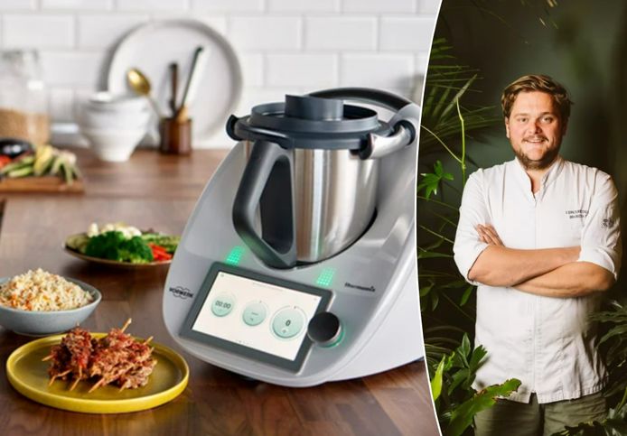 Chef Dennis Broeckx van l'Epicerie du Cirque kan een keukenmachine al niet meer missen: “ik maak er zelfs de papjes voor onze kinderen in klaar."