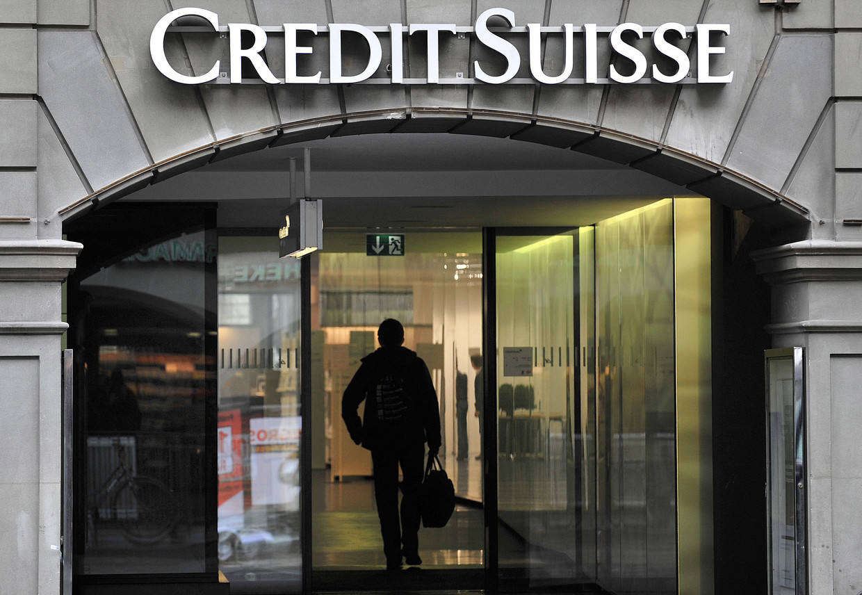 Zakenbank Credit Suisse vreest een negatief resultaat in het tweede kwartaal vanwege het echec van Archegos. Beeld Hollandse Hoogte / AFP