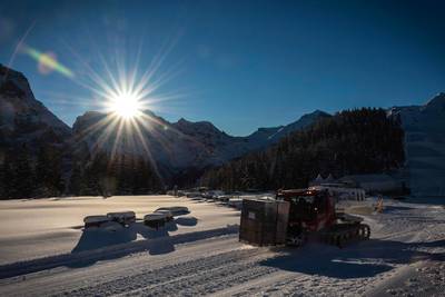 De zon gaat eindelijk weer schijnen in de Alpen