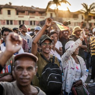‘In twee weken heb ik in Madagaskar niemand ontmoet die tégen de demonstraties was’