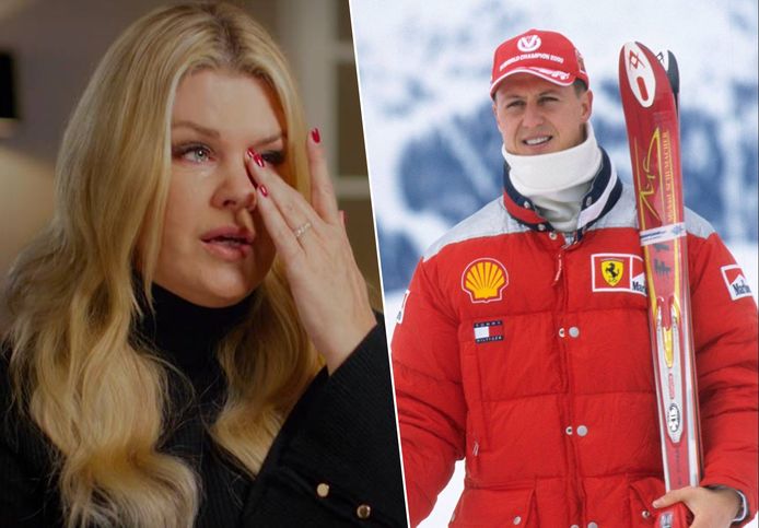 Links: Corinna Schumacher sprak in een Netflix-documentaire over haar man.
Rechts: Michael Schumacher.