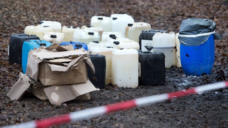 Gedumpt xtc-afval in Limburg Beeld anp