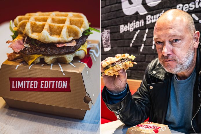 Een hamburger tussen twee Luikse wafels geserveerd: is die je geld waard of niet? Chef Dominique Persoone proeft de wafelburger voor HLN en velt zijn oordeel.