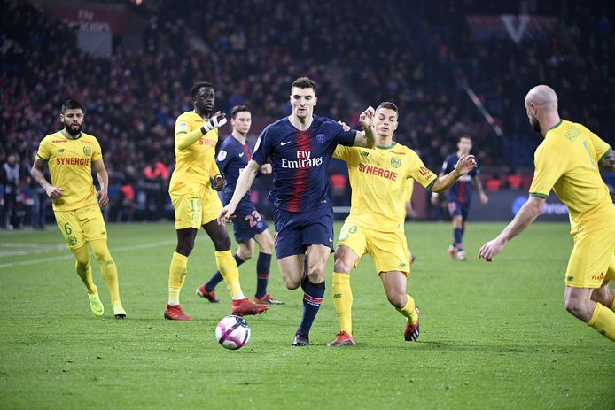 12 THOMAS MEUNIER (PSG) FOOTBALL : Paris SG vs Nantes - Ligue 1 Conforama - 22/12/2018 © PanoramiC / PHOTO NEWS PICTURES NOT INCLUDED IN THE CONTRACTS  ! only BELGIUM !
