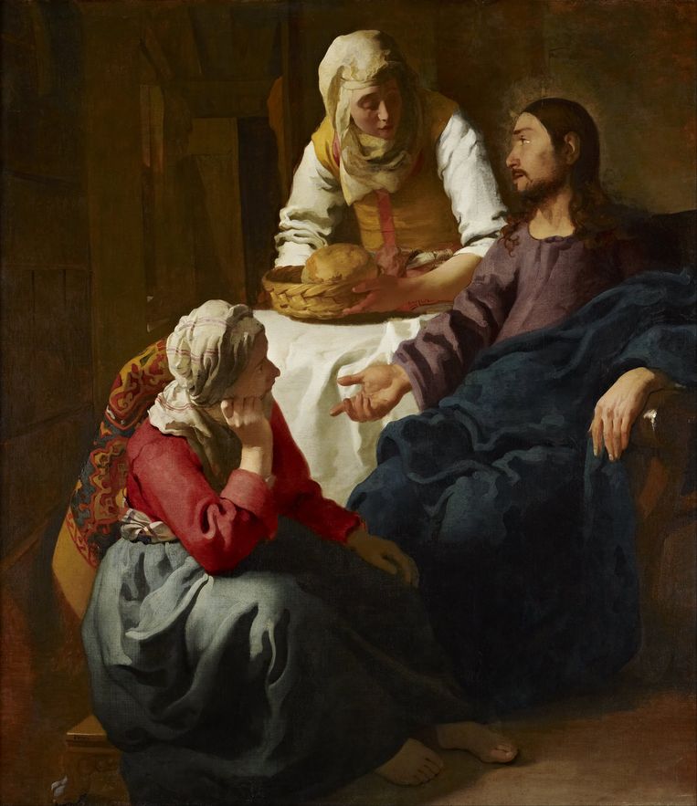 Christus in het huis van Martha en Maria, ca. 1655. Beeld National Gallery of Scotland, Edinburgh